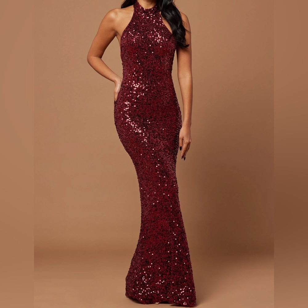 Sequin Maxi Dress